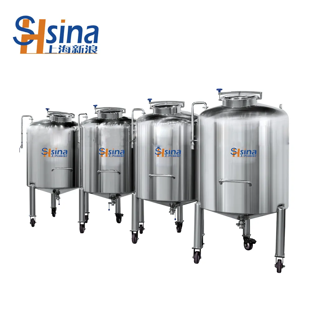 Shanghai Sina Fabrikant Nieuwe Aankomst Roestvrij Staal Vloeibare Opslag Cryogene Tank Container Voor Water/Olie/Pasta/Crème Etc