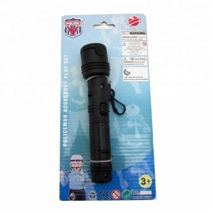 Ensemble de jeu d'accessoires de policier pour enfants, mini lampe torche de policier jouet - Product Image 1