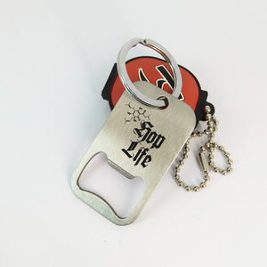 De metal de encargo etiqueta de perro botella destapador key chain - Product Image 4