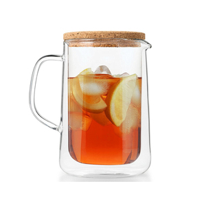 <span class=keywords><strong>Double</strong></span> Paroi En <span class=keywords><strong>Verre</strong></span> Borosilicate <span class=keywords><strong>verre</strong></span> café/eau carafe - Product Image 2