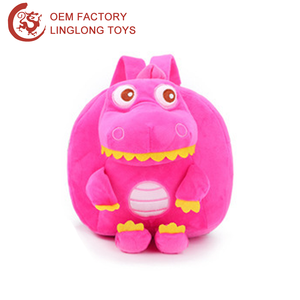 Phim Hoạt Hình Màu Xanh Voi Thêu Mô Hình Sang Trọng Ba Lô Dây Kéo Trường Túi Đồ Chơi Cho Trẻ Em Trẻ Em Của Ba Lô - Product Image 3