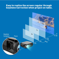 Nouveau projecteur Android 6.0.1 GP100UP Full HD 1080P, WIFI, BT, 3500 lumens, LED, TV, projecteur