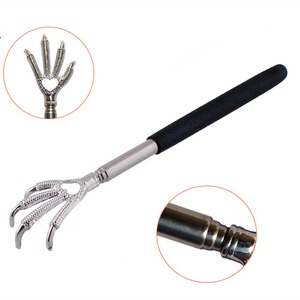 Extensível telescópico de aço inoxidável, prático, acessório de massagem e arranhões, de aço inoxidável - Product Image 3