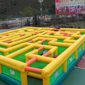 Niños y Adultos juego al aire libre obstáculos inflables laberinto para la venta - Product Image 4