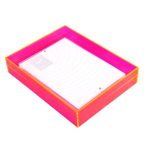 Hấp Dẫn Tùy Chỉnh Neon Hồng Trang Trí Nội Thất <span class=keywords><strong>Acrylic</strong></span> Bé Khung Ảnh - Product Image 4