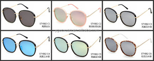 HISTORIA STY882 Gafas de sol con montura redonda vintage Fábrica de China Gafas de Sol de marca para mujer Protección UV Marco de metal Gafas de sol - Product Image 6