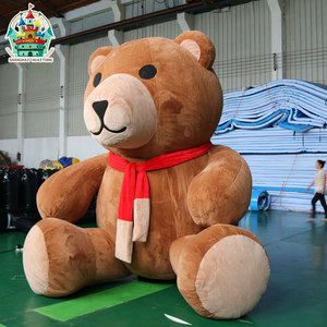 Giocattolo gonfiabile su misura dell'orsacchiotto di peluche alto 3m che fa pubblicità alla festa di evento di natale - Product Image 6
