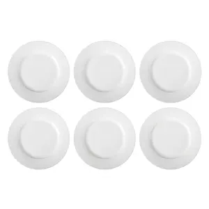 Leeg Melamine Hotel Platen Plain White Voor Diner