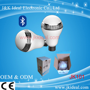 Jk101 nueva flux bluetooth wifi controlado color llevado inteligente bombilla 4 w e27 e26 rgbw - Product Image 1