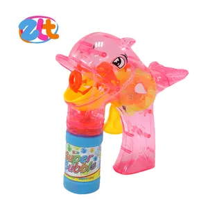 Transparante Automatische Zeep Speelgoed Led Bubble Gun