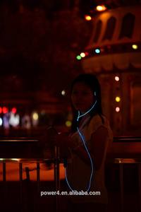 El lumineux micro écouteurs | EL tour d'oreille écouteurs | pour Apple iphone, Samsung, Htc, Stéréo et salut - fi sound qualité - Product Image 1