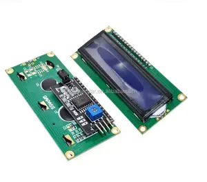 Módulo LCD 1602, pantalla azul IIC/I2C para placa adaptadora LCD1602