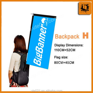 Hot Bán Tùy Chỉnh Ngoài Trời Khuyến Mại Tiếp Thị Đường Phố Quảng Cáo Ba Lô Cờ Và Biểu Ngữ - Product Image 6