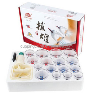 Tradisional Cina Bekam Vacuum Bekam Set 12 Piala dengan Guasha Terapi Bekam - Product Image 2