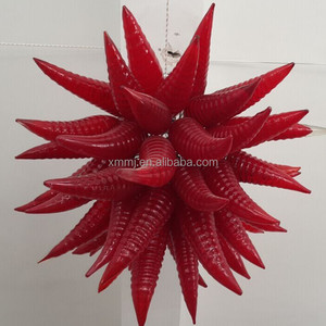 Lampadari decorativi a soffitto con lampada di colore <span class=keywords><strong>arancione</strong></span> in vetro murano spesso - Product Image 4