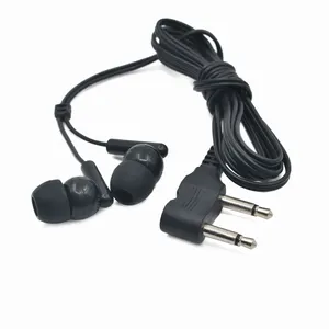 guangdong 3.5mm the Two plugs 32 Ohms black Necdband airlines headphones