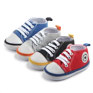 Nieuwe ontwerp goedkope canvas unisex baby sportschoenen