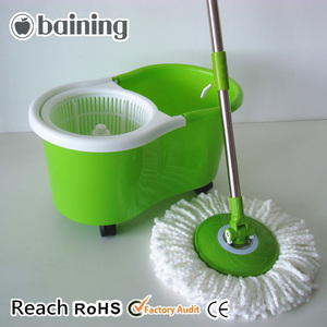 Venta al por mayor fregona mágica reemplazable ruedas trabajo de ahorro de 360 degree fregona de <span class=keywords><strong>la</strong></span> vuelta - Product Image 2