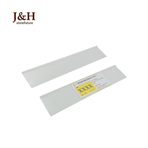 J & H ที่เก็บของติดผนัง,กาวติดซูเปอร์มาร์เก็ตชั้นวางแก้วใสแถบข้อมูลแนวคิด - Product Image 6
