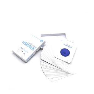 High Quality Paper Paly Game Card Flash Card Printing With Box Packaging