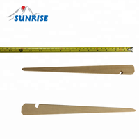 Lève-soleil 56804 #   Piquets de tente en bois de 30 cm, qualité supérieure, certifiés REACH, ensemble personnalisé avec logo, pour le camping et les voyages en plein air