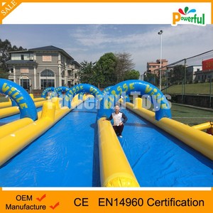 Trượt Nước Lớn Nhất Bán Sỉ Giá Rẻ 1000 Ft Trượt Thành Phố Trượt N Trượt Nước Bơm Hơi - Product Image 6