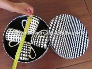 conjunto <span class=keywords><strong>de</strong></span> cuatro piezas <span class=keywords><strong>de</strong></span> cerámica taza con caja <span class=keywords><strong>de</strong></span> la <span class=keywords><strong>lata</strong></span> - Product Image 1