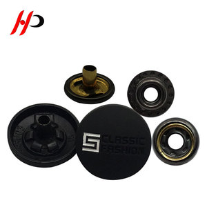 Fournisseur d'or de premier plan du Fujian, boutons-pression en alliage de zinc avec placage nickel noir personnalisé pour les manteaux Kurta pour hommes - Product Image 3