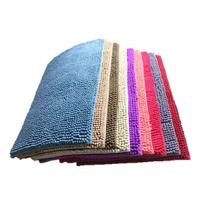 100% Polyester Verdikking Milieubescherming Chenille Slaapkamer Keuken Woonkamer Anti-Slip Tapijt/Mat