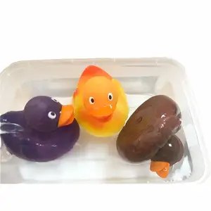 Симпатичная детская игрушка для ванны temperatuor Change rubber duck Bath Duck в горячей воде