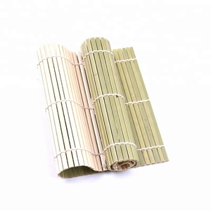 1PCカウント9.45inスクエア竹寿司マット低価格ローリングマット食品用基本寿司ツール - Product Image 2