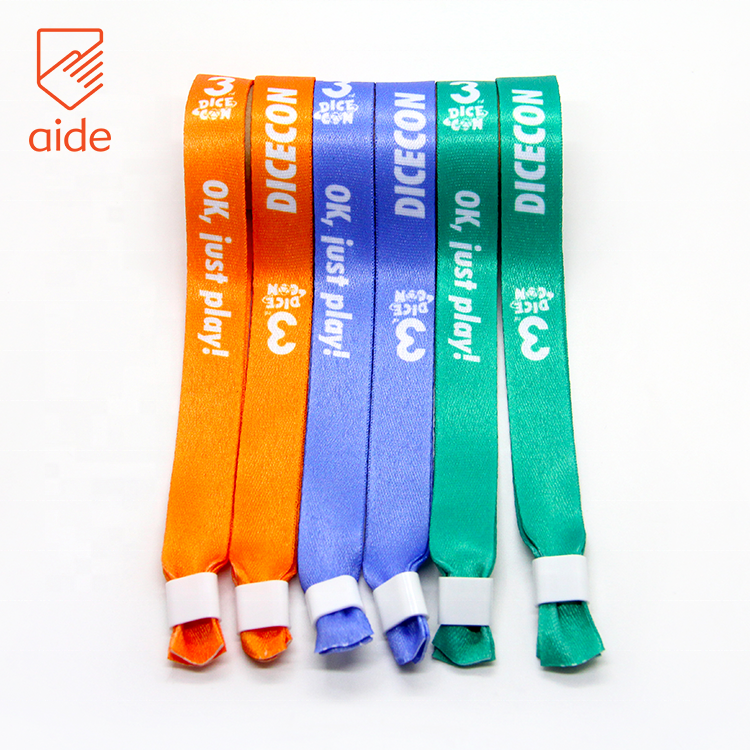 Amazon Лидер продаж Пользовательские Моды Логотип Печатных Сублимации фестиваль браслет застежка для продажи