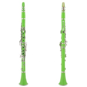 <span class=keywords><strong>Instrumento</strong></span> Musical Chino, <span class=keywords><strong>Clarinete</strong></span> Colorido de <span class=keywords><strong>Precio</strong></span> Económico, <span class=keywords><strong>Clarinete</strong></span> de Tono Bb de Resina ABS Verde de 17 Teclas con Estuche, Instrumentos de Viento - Product Image 1