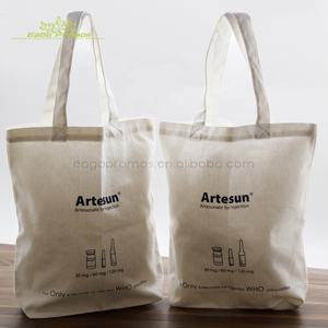 2025 рекламная Экологичная сумка из натурального хлопка с принтом логотипа - Product Image 6