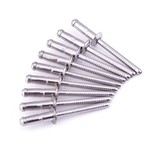 Rivets à tête ronde fraisée à extrémité ouverte en acier inoxydable 304 316, structure unie Unigrip, à enfoncer, <span class=keywords><strong>pour</strong></span> fixation de tambour unique - Product Image 6