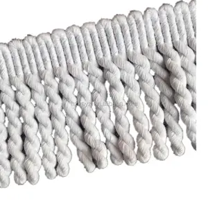 Factory direct wholesale high quality carpet cotton bullion trimmings fringe
