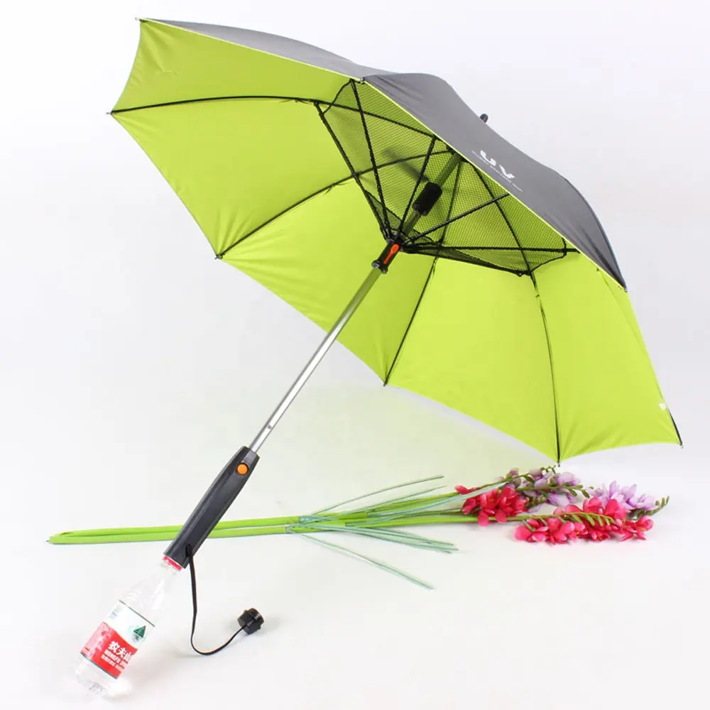 Nieuwste Uv Bescherming Elektrische Koelventilator Paraplu Met Waternevel