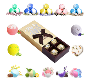 Natural Vegana y Bombas de Baño Orgánicas Orgánicas Juego de Regalo 6 Bombas de Baño Surtidas - Product Image 2