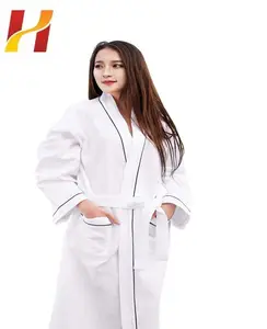 제조 업체 뜨거운 판매 여성 숄 칼라 면화 벨벳 가운