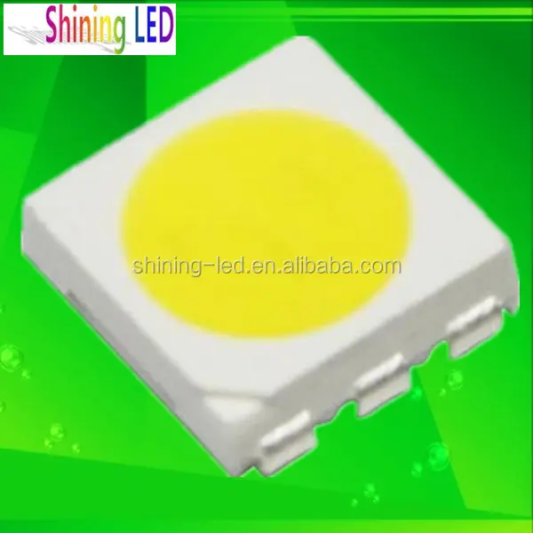 High CRI 80Ra 2.8-3.4V 25-27LM 3 chips 0.2W Datasheet 5050 Chip 5060 SMD LED Specifications