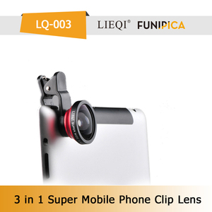 Universal Mobile camera lens de téléphone 3 en 1 0,4x super grand + <span class=keywords><strong>macro</strong></span> + fish eye Clip objectif - Product Image 3