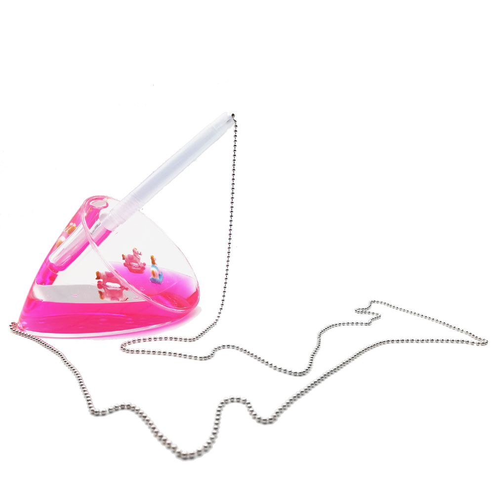 Cute Horse Cheap Stationery Acrylic Liquid Pen Holder