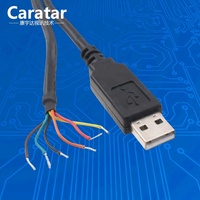 5V TTL UART serial a FTDI chip conector de cable USB 1,5 m USB 2,0 A macho a USB 4 pines IDC placa base hembra encabezado