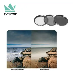 Camera Filter TS-ND EVERTOP Professional ND2 ND4 ND8 Neutral Density Filter For Nikon Canon Camera