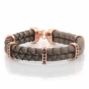 Bracelet de luxe en pierre naturelle, bijoux à la mode, Bracelet en peau de Python artificiel diamant, peau de serpent, 2021