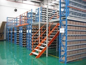 China de 1600 <span class=keywords><strong>metro</strong></span> cuadrado garret plataforma para la industria almacén / <span class=keywords><strong>biblioteca</strong></span> de almacenamiento / rack - Product Image 4