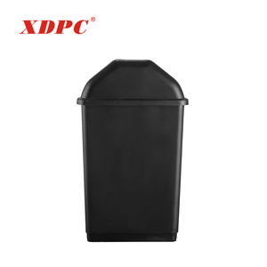Logo personalizzato altalena coperchio camera ufficio di <span class=keywords><strong>plastica</strong></span> bidone della spazzatura cestino <span class=keywords><strong>pattumiera</strong></span> con push coperchio <span class=keywords><strong>per</strong></span> la promozione - Product Image 4