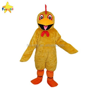 Funtoys CE Le Plus Bas Prix Jaune De Poulet de Bande Dessinée Costume De Mascotte - Product Image 2