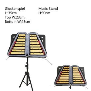 Venta al por mayor de China mercado de instrumentos musicales de Oro 16 tono bell <span class=keywords><strong>arpa</strong></span> con caja - Product Image 3