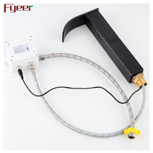 फईयर ऑर्ब काले स्वचालित पानी का नल ठंडा केवल वाटरफॉल सेंसर बेसिन नल नल - Product Image 6